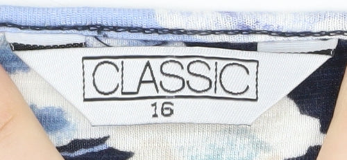 Classic Women's Multicoloured Floral T-Shirt - Size 16