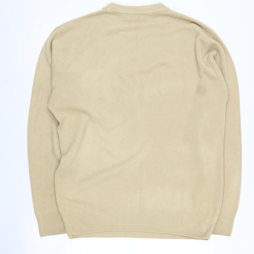 Polo Ralph Lauren Men's Beige XL Cashmere Pullover Jumper
