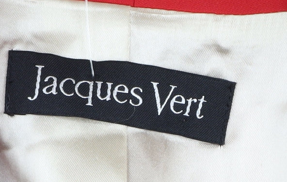 Jacques Vert Women’s Red Blazer Size 12 Formal