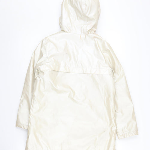 Marks and Spencer Girls Ivory Hooded Long Winter Jacket
