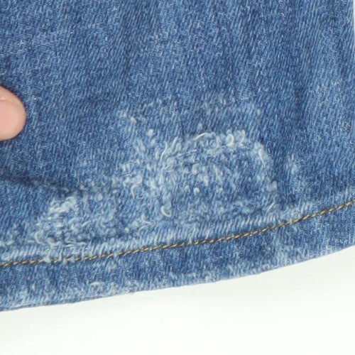7 for all mankind Women's Blue Boyfriend Jeans Size 12