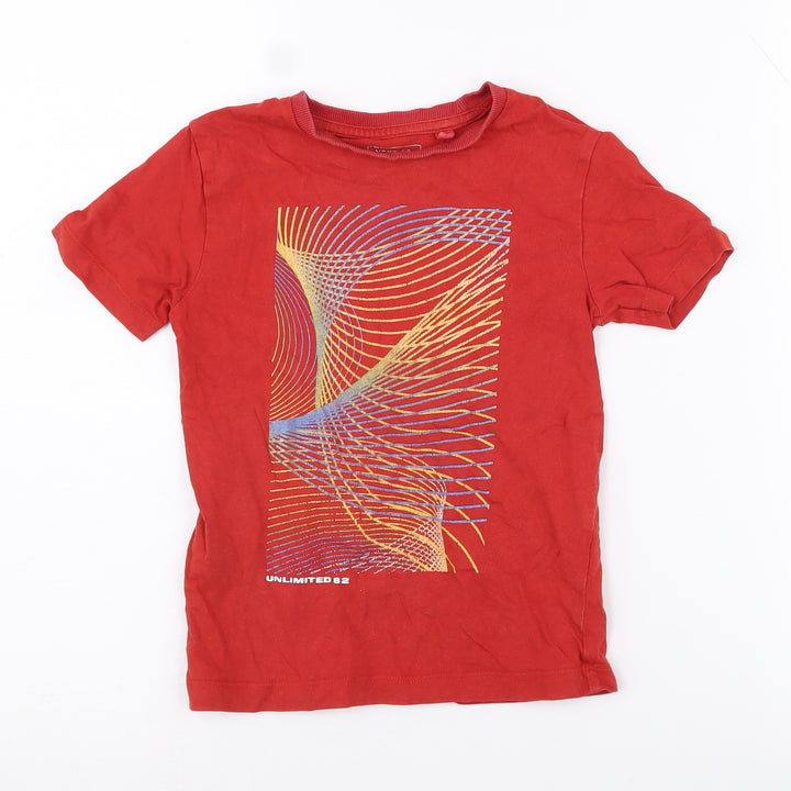 Next Boys Red Graphic Print T-Shirt, Age 4, Short Sleeve