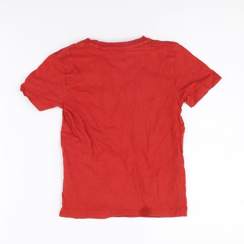 Next Boys Red Graphic Print T-Shirt, Age 4, Short Sleeve