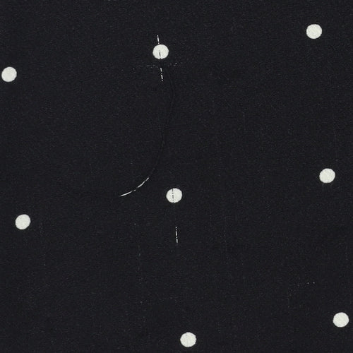 Next Women's Black Polka Dot Sleeveless Blouse, Size 14