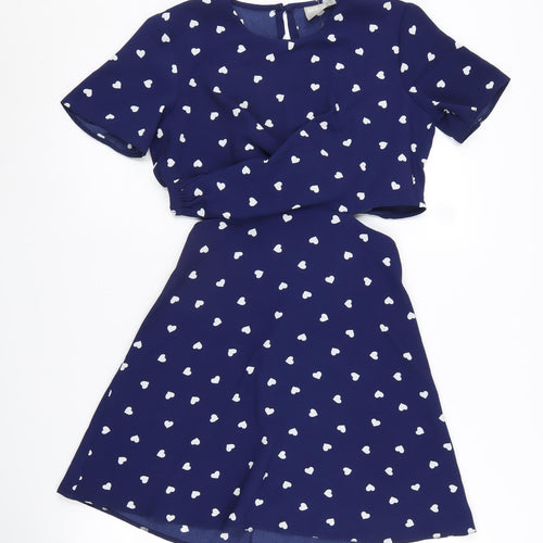 ASOS Women's Blue A-Line Dress Size 8