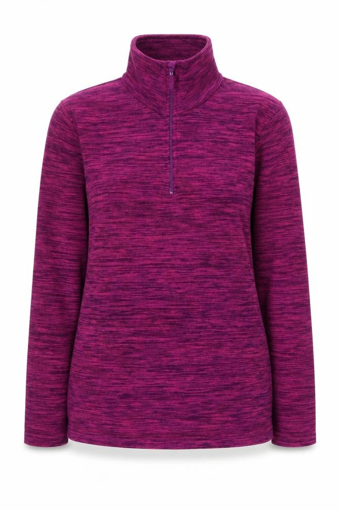 Mountain Warehouse Women's Purple 1/2 Zip Sweatshirt Size 12