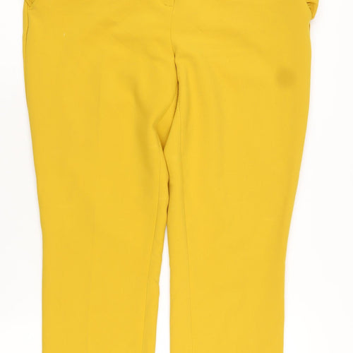 Hilary Radley Women's Yellow Trousers Size 12