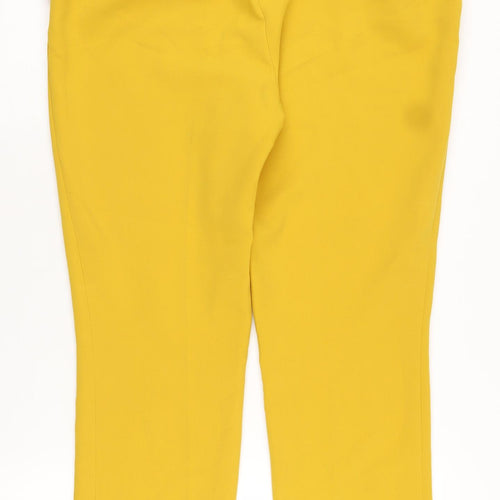 Hilary Radley Women's Yellow Trousers Size 12