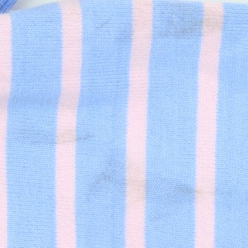 Joules Women's T-Shirt Dress 8 Multicoloured Striped Cotton