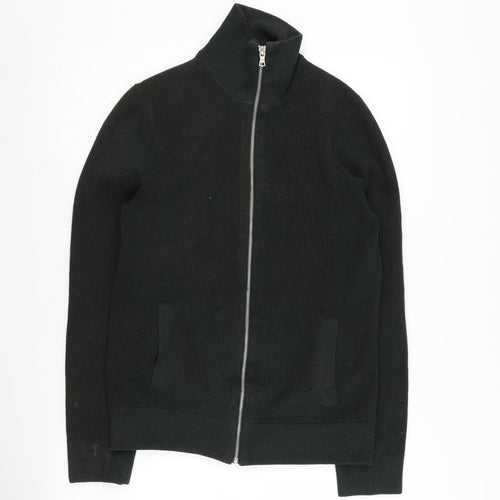 Marks and Spencer Men's Black Zip Jacket, Size S
