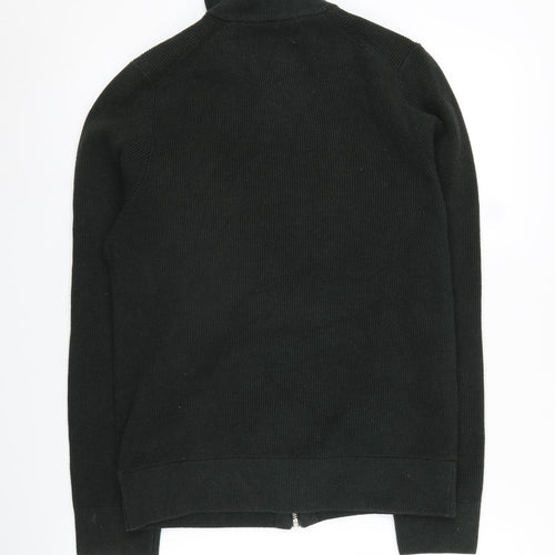 Marks and Spencer Men's Black Zip Jacket, Size S