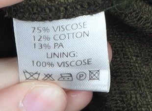 Paul Costelloe Women's Brown Midi Pencil Skirt, Size 14