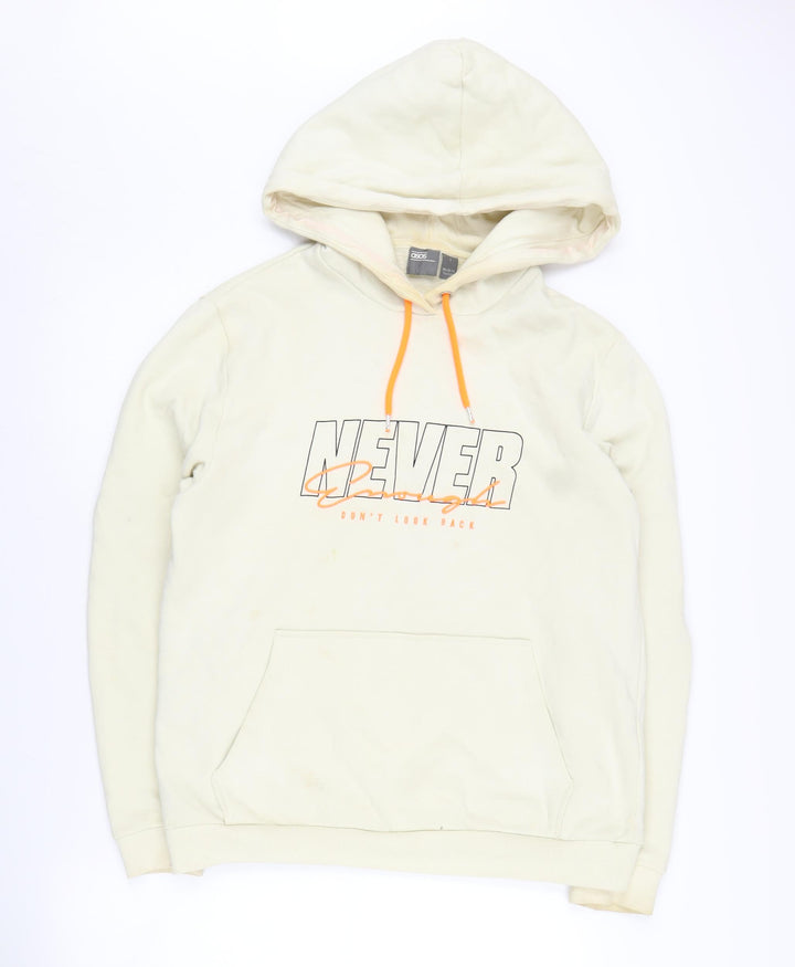 ASOS Women’s Ivory Pullover Hoodie, S, Hooded Graphic