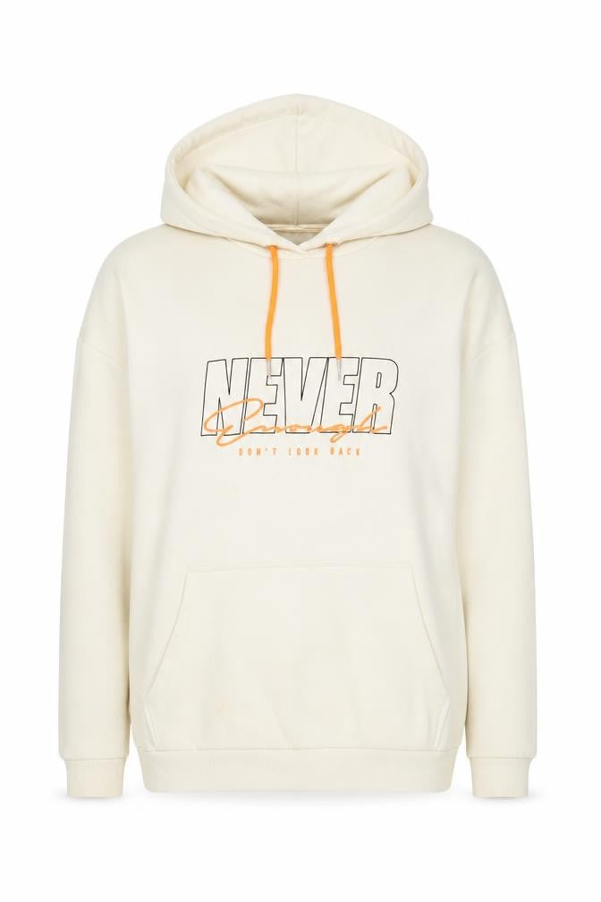 ASOS Women’s Ivory Pullover Hoodie, S, Hooded Graphic