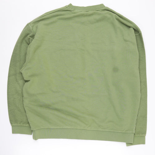 ASOS Unisex Green XL Pullover Sweatshirt, Casual Style