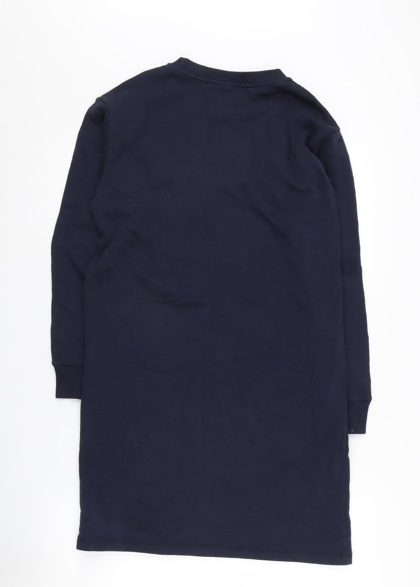Champion Girls Blue Dress XL Long Sleeve Logo Accent