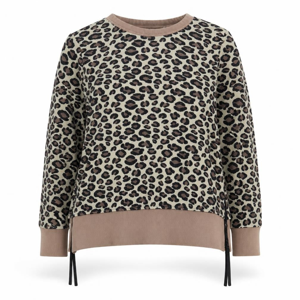 Front view of Next Women Multicoloured Animal Print Maternity Sweatshirt S
