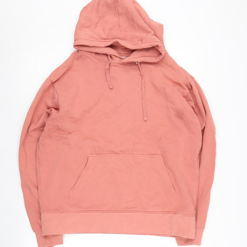 John Lewis Women's Pink Pullover Hoodie, Size L