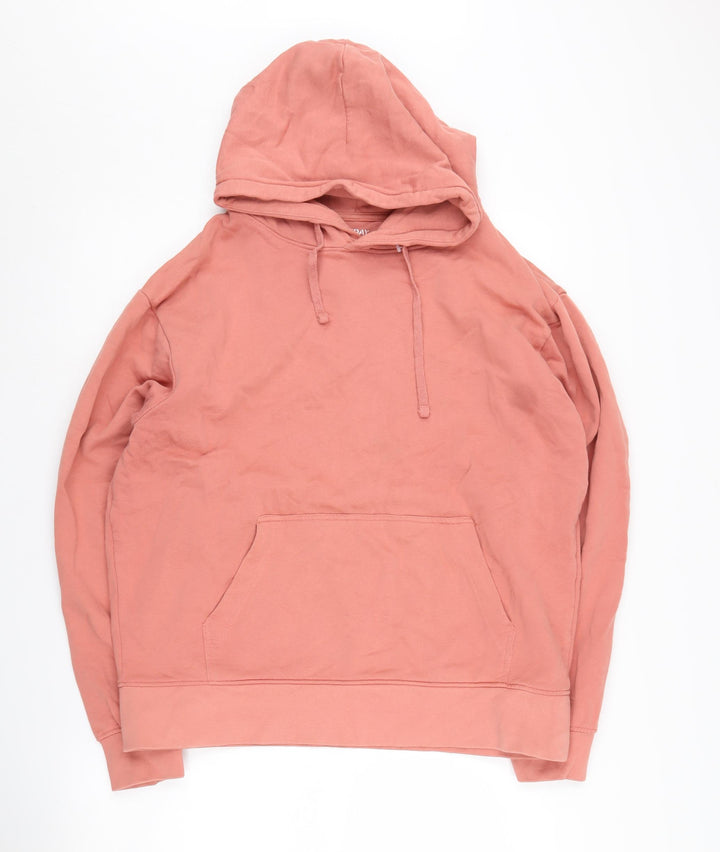 John Lewis Women's Pink Pullover Hoodie, Size L