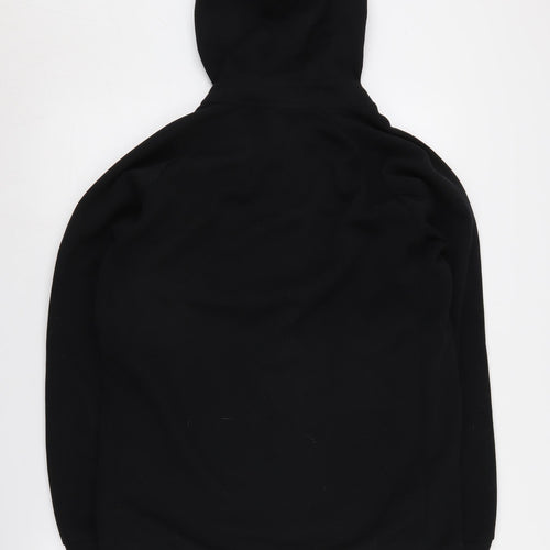 Uniqlo Men's Black Full Zip Hoodie - Medium
