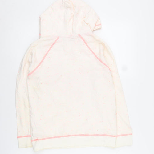 Pineapple Girls White Sequin Hoodie Age 11-12 Years