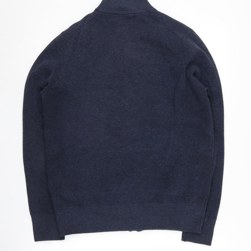 Marks and Spencer Men's Blue Basic Zip Jacket M
