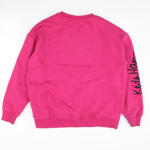Keith Haring Women's Pink Love Graphic Sweatshirt XS