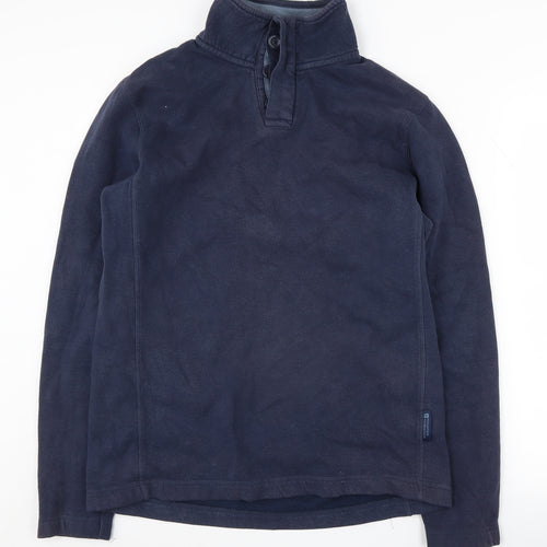 Mountain Warehouse Men's Blue Henley Sweatshirt M