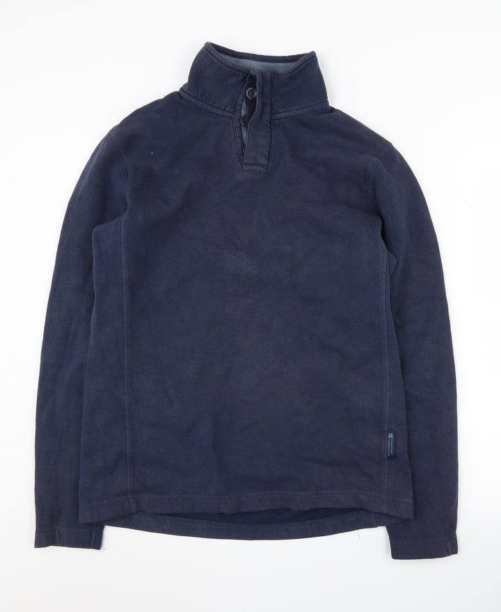 Mountain Warehouse Men's Blue Henley Sweatshirt M