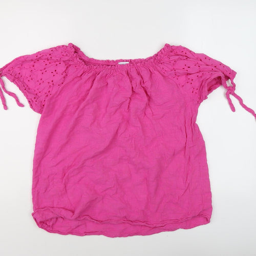 Cerulea Women’s Pink Off the Shoulder Blouse Size 6