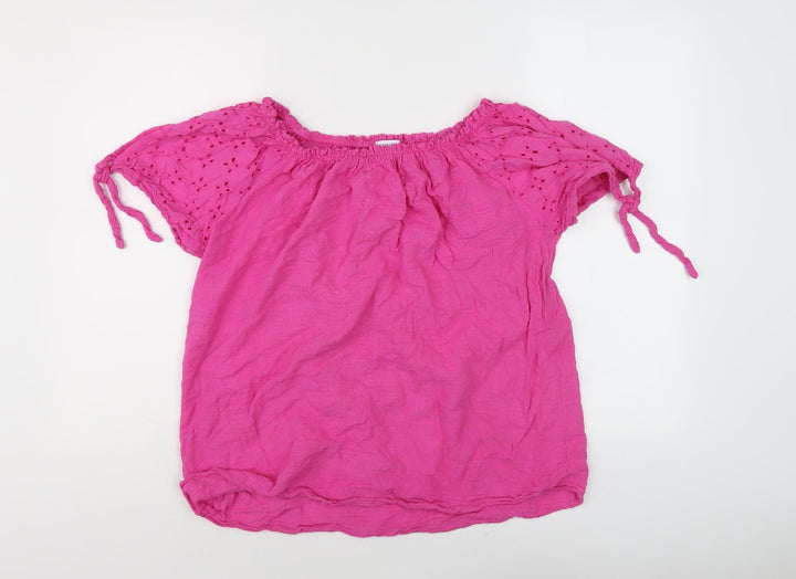 Cerulea Women’s Pink Off the Shoulder Blouse Size 6