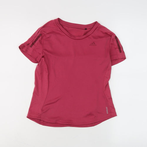 Adidas Women's Pink XS Running T-Shirt