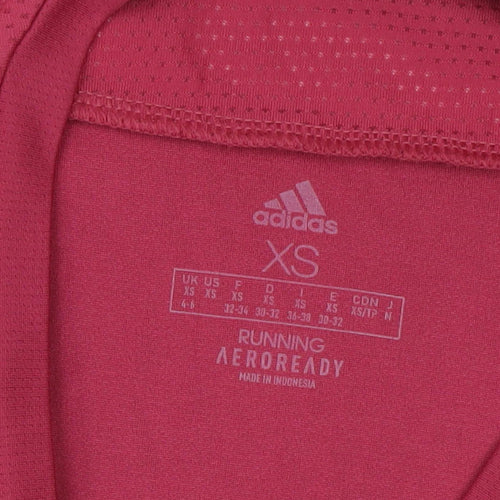 Adidas Women's Pink XS Running T-Shirt