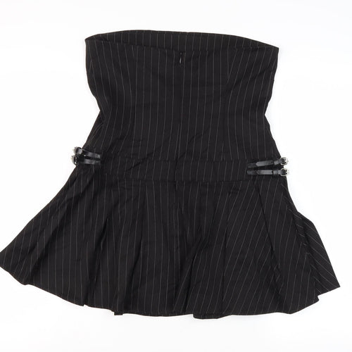 STR Women's Black Strapless Dress, Size 10, Party Style