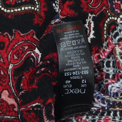 Next Women's Multicoloured Paisley Dress Size 12