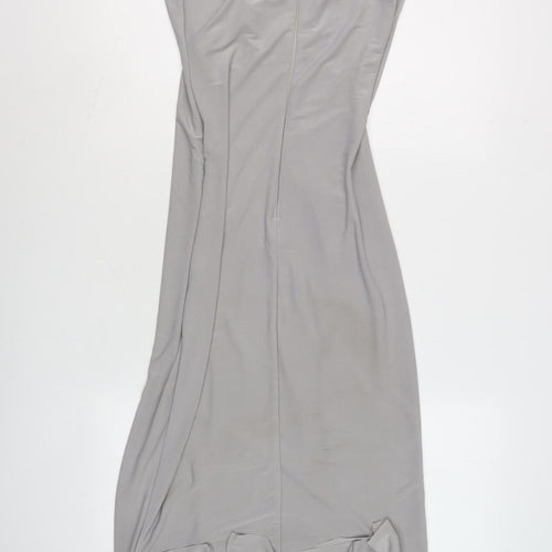 AX Paris Women's Grey Bodycon Midi Dress Size 12