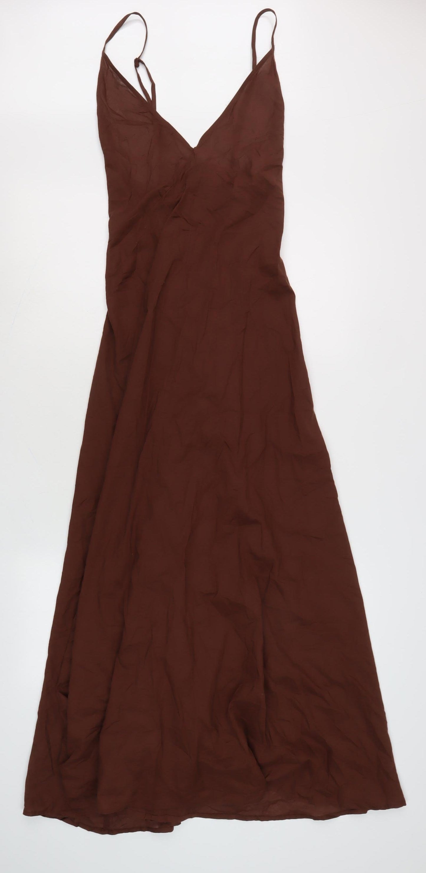 Marks and Spencer Women's Brown Slip Dress Size 16