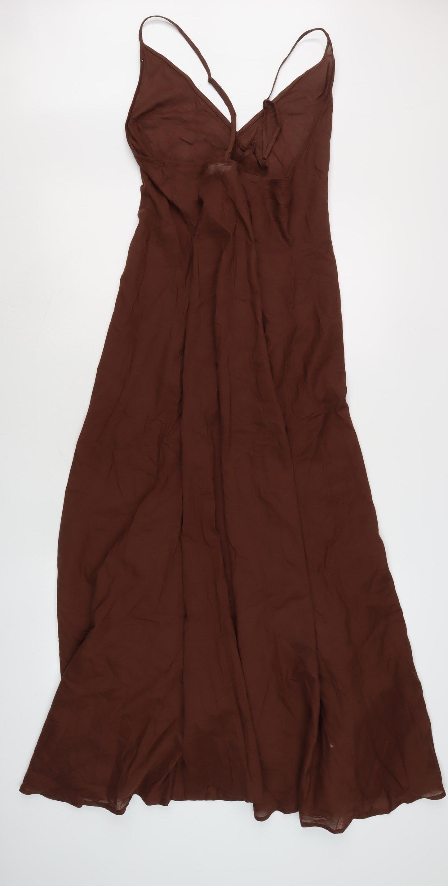 Marks and Spencer Women's Brown Slip Dress Size 16