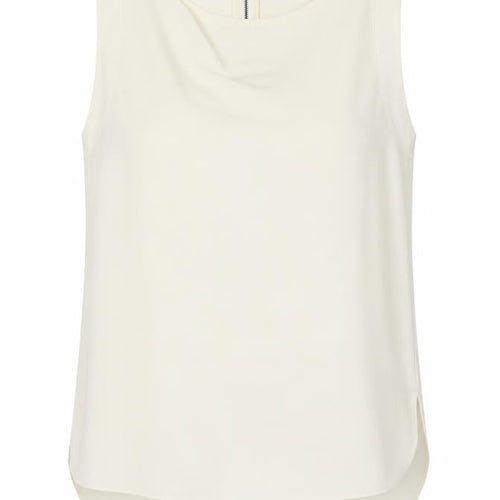 Debenhams Women's Ivory Sleeveless Blouse Size 12