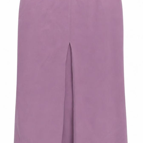 JV Collection Women's Purple Midi Pencil Skirt Size 14