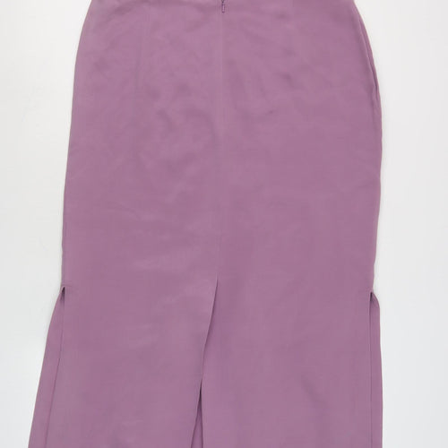 JV Collection Women's Purple Midi Pencil Skirt Size 14