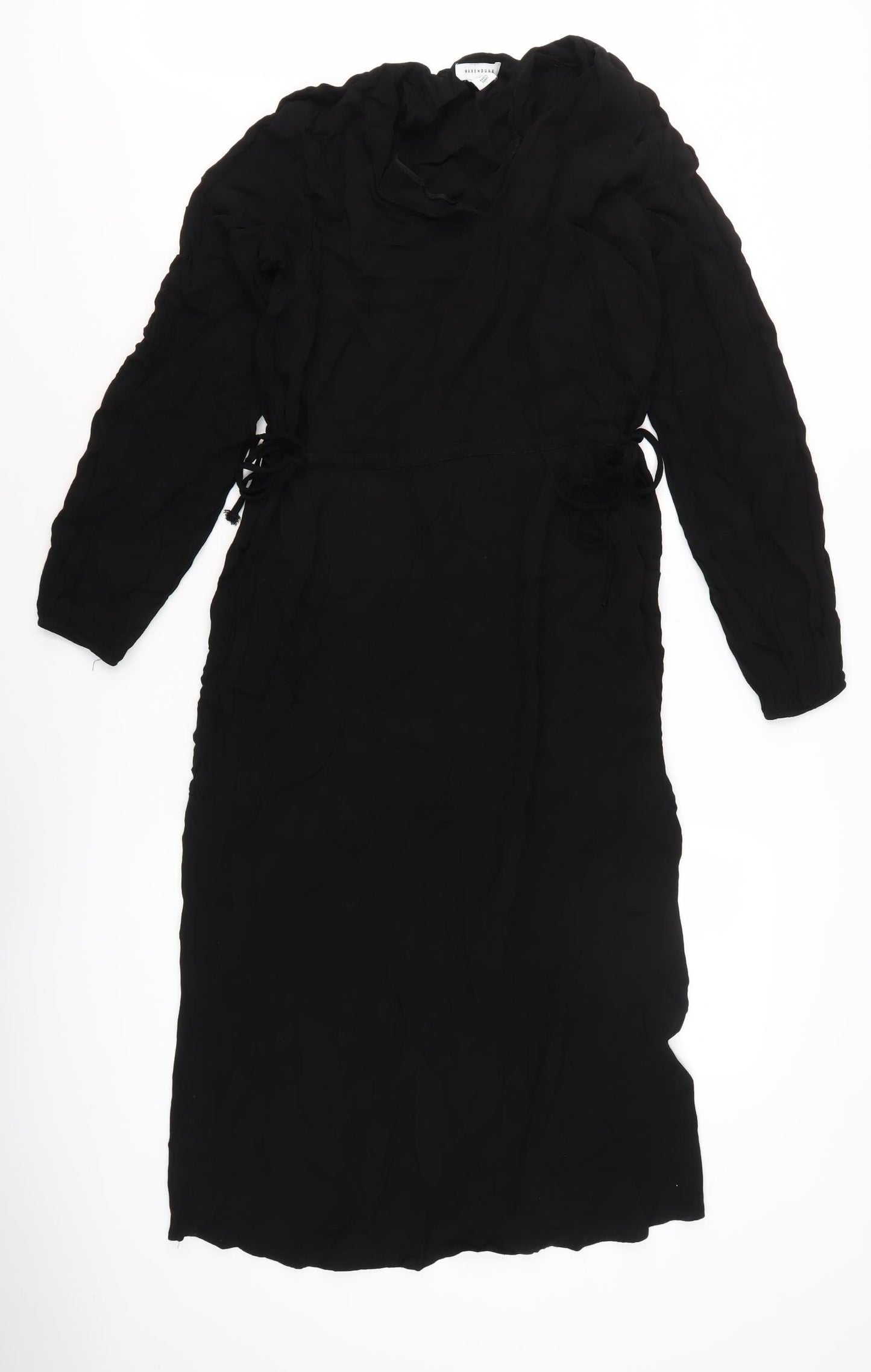 Warehouse Women's Black Long Sleeve Dress Size 14