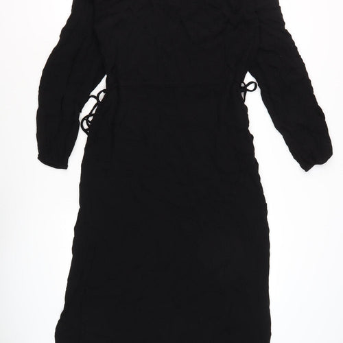 Warehouse Women's Black Long Sleeve Dress Size 14