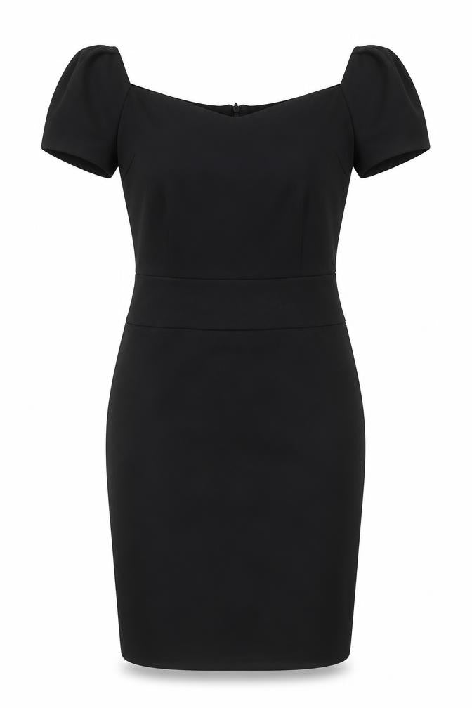 Forever 21 Women's Black Off-Shoulder Pencil Dress, Size 12