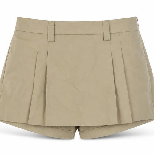 Stradivarius Women's Beige Chino Shorts, Size 10, Casual, Pleated