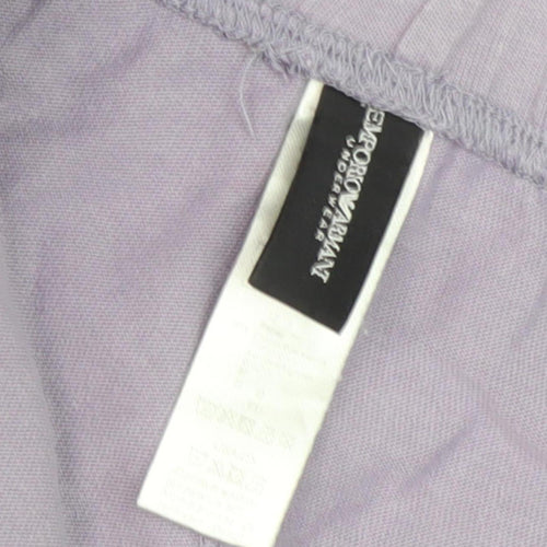 Emporio Armani Women's Purple Lounge Pants M