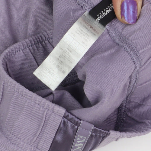 Emporio Armani Women's Purple Lounge Pants M