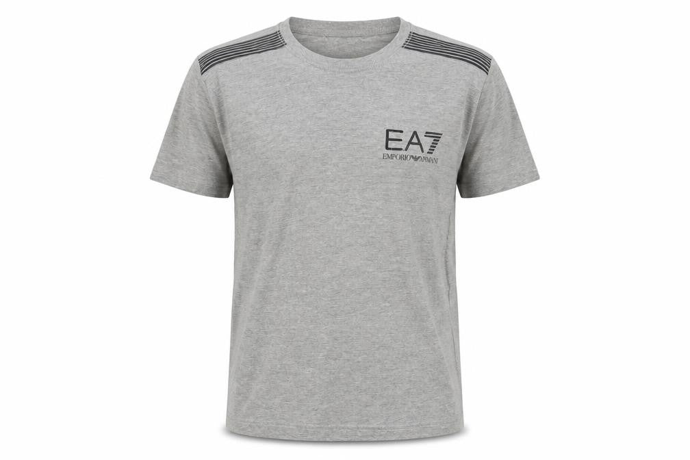 Emporio Armani Grey Men's S T-Shirt with Logo