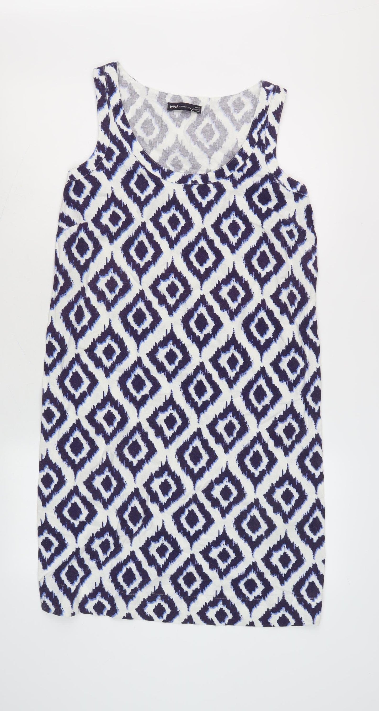 Marks and Spencer Women's Geometric Shift Dress, S