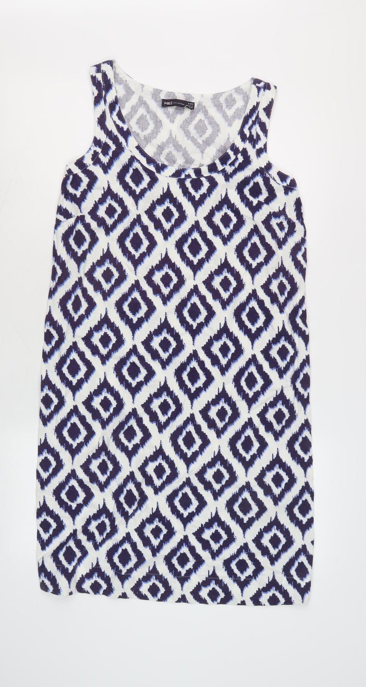 Marks and Spencer Women's Geometric Shift Dress, S